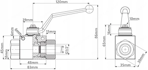 Das Kit enth lt: Hydraulikspeicher Hydraulikspeicher HDA 0,75L Gerader Anschlussnippel G1 2" - G1 2" Bild 5