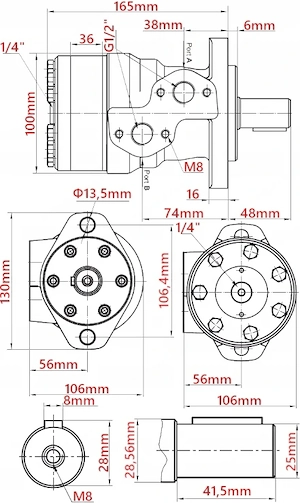 Verst rktes Lagersystem (DOUBLE BEARING)   erm glicht einen sehr langen und stabilen Betrieb des Mot Bild 6