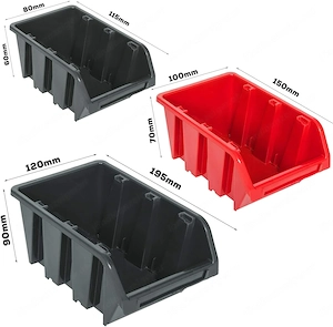 Neuer Restposten NEU in Originalverpackung Werkstattregal aus Kunststoff Gesamtgr  e 1728 x 780 mm | Bild 8