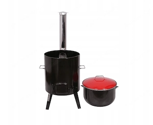 #Sale# Jagdkessel mit Kamin 14L Dutch XXXL Starter Set Bild 2