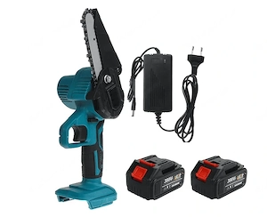 Akku-Kettens ge mit 2x Akku und Ladeger t 1200W Starterset