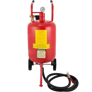 Sandstrahlger t mobiler Sandstrahler mit Zubeh r 40l Set Bild 2