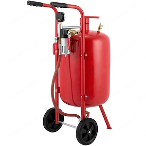 Sandstrahlger t mobiler Sandstrahler mit Zubeh r 40l Set Bild 4