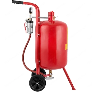 Sandstrahlger t mobiler Sandstrahler mit Zubeh r 40l Set Bild 3