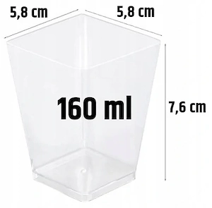 Behaelter becher sweet table fuer desserts 160ml 20 stueck gastro restaurant catering snack bar Bild 4