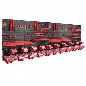 Anzahl der Beh lter: 30 Halter 1: 2x Werkzeugablage 580 x 158 x 67 mm Halter 2: 2x Werkzeugablage 38 Bild 2