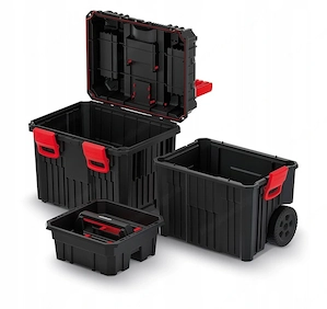 Abmessungen: 360x640x450mm ?? Gro e R der f r einfachen Transport der Box ?? Modularer K rper aus ve
