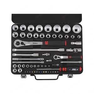 W RTH WURTH Steckschl ssel 1 2 Zoll und 1 4 Zoll 59-teiliges Sortiment 096509059