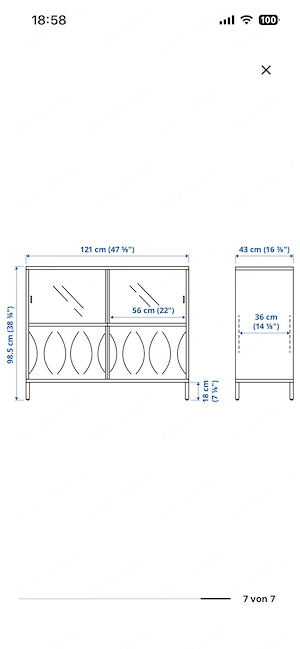 Ikea Kalknäs Kommode Bild 2