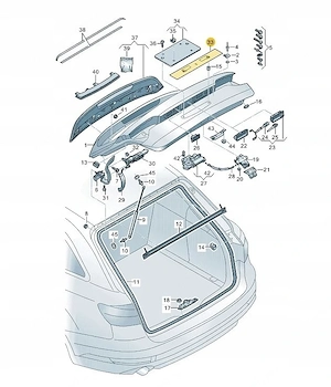Artikel: self-adhesive background audi license plate frame hochwertiger artikel aus unserem online-s Bild 2
