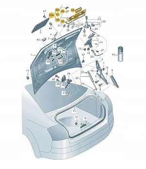 Artikel: BELEUCHTUNGSLEISTE AUDI A4 A5 A6 A8 NEU Audi OE 8E0827574C3FZ Hochwertiger Artikel aus unse Bild 5
