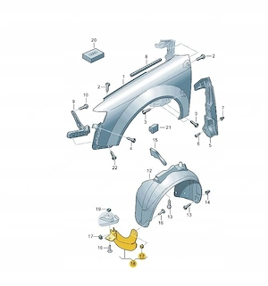 Artikel: FRONTSPOILER AUDI A4 B6 B7 EXEO LINKS 8E0853887A Hochwertiger Artikel aus unserem Online-Sh Bild 2