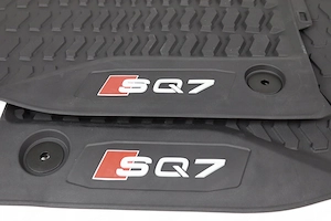 Original AUDI Q7 SQ7 Fu matten Gummimatten vorne und hinten 4M1061221B041 4M1061512041 Bild 3