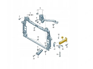 Artikel: FRONT SIDE CARRIER AUDI Q7 Q8 LEFT BOTTOM 4M0802037B Hochwertiger Artikel aus unserem Onlin Bild 2
