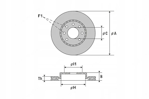 Rotinger bremsscheibe graphite line coated slotted plus der preis gilt f r einen satz bremsscheiben  Bild 3