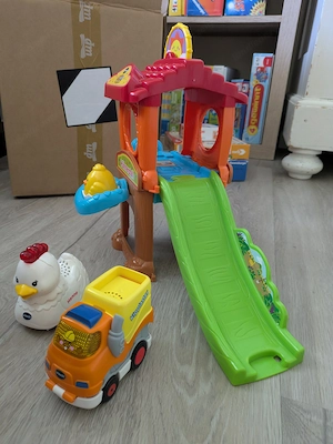 VTech Hühnerstall + Kipplaster Tip Tap tiere Bild 2