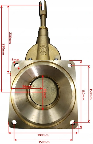 Absperrschieber mit Hebel MZ 4'' G llebeh lter Bild 3