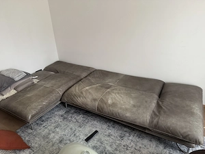 Bullfrog Ledersofa grau Bild 3