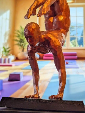 Yoga Figuren Set - 4 Männer Skulpturen - Moderne Wohnraumdekoration Bild 4