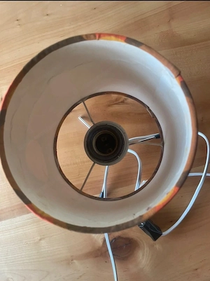 Vintage 70er Jahre Lampen Set Tischlampe Bild 5