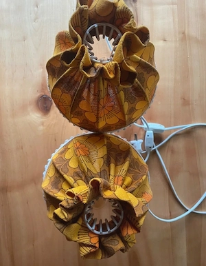 Vintage 70er Jahre Lampen Set Tischlampe Bild 3