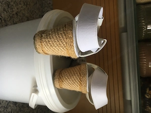 Weiße Sandale Größe  40 Bild 5