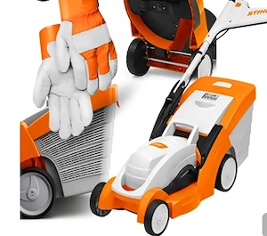 Stihl RME 339 C Rasenm her mit Komfortgriff + Profi-Handschuhe (1,2 kW, 37 cm) im Set Bild 2