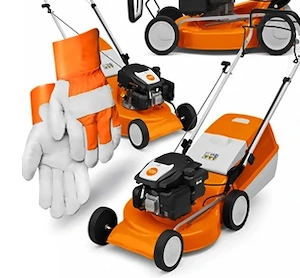 Der STIHL RM 253 T ist ein robuster Benzinm her mit 1-Gang-Radantrieb Bild 2