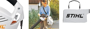Stihl SHE 81 Leichter, ger uscharmer Elektro-Saugh cksler (1,4 kW, 230 V) im Set mit Stihl-Arbeitsha Bild 3