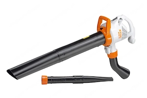 Stihl SHE 71 Leichter, ger uscharmer Elektro-Saugh cksler (1,1 kW, 230 V) im Set mit Stihl-Arbeitsha