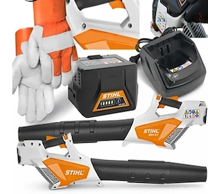 Dank der leistungsstarken STIHL Gebl se geh rt das zeitraubende Arbeiten mit Besen und Rechen der Bild 2