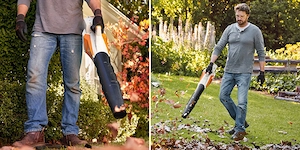 Dank der leistungsstarken STIHL Gebl se geh rt das zeitraubende Arbeiten mit Besen und Rechen der Bild 3