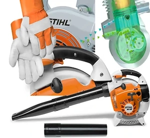 Dank der leistungsstarken STIHL Gebl se geh rt das zeitraubende Arbeiten mit Besen und Rechen der Bild 2