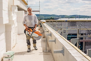 Stihl TS 700 Betonschneider (6,8 PS, 350 mm) Universal-Leichtbau-Benzinschneider Motorflex Hervorrag Bild 2