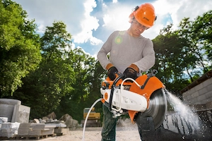 Stihl TS 700 Betonschneider (6,8 PS, 350 mm) Universal-Leichtbau-Benzinschneider Motorflex Hervorrag Bild 5