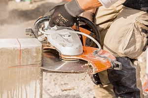 Stihl TS 700 Betonschneider (6,8 PS, 350 mm) Universal-Leichtbau-Benzinschneider Motorflex Hervorrag Bild 4