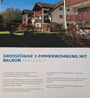 Lichtdurchflutete 3,5 Zimmer-Wohnung in Bludesch freut sich ab 15.09.2026 auf neue Mieter  Bild 8