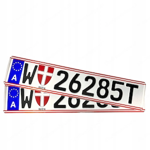 Kfz-Kennzeichen Kfz-Kennzeichen f r Sammler oder Ausstellungszwecke mit Originalpr gung Austria Wien