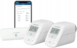 Starterset Homematic IP 155703A0B Heizung   WLAN 2x Thermostat mit Zentrale
