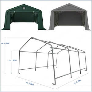 Artikel: Garage tent 3.30x4.70m tent garage pasture tent storage tent mobile shelter garage Hochwert Bild 4