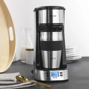 F R SINGLES & UNTERWEGS: Einzelfilter-Kaffeemaschine mit Isolierbecher to go GENUG F R EINEN BECHER  Bild 3