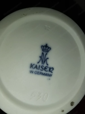 Balletttänzerin Kaiser Porzellan weiß matt Signum w. Gawantka  Bild 3