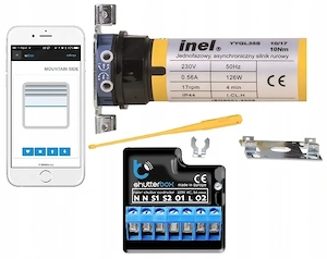 !!! super set, bereit zum einbau und anschluss!!! inel n-20 fi60 motor blebox shutterbox v2.0 stereo