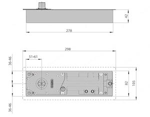 GEZE Bodent rschlie er TS500N mit Blockade TS500N 90ST BLSS Bild 4