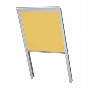Rollo Rolladen fuer RoofLite Dakstra Dakea Velux 78x118 M6A Gelbton