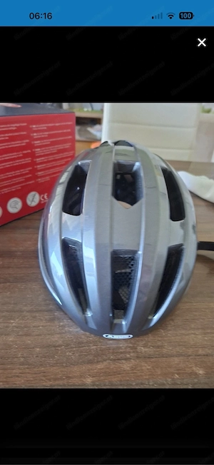 ABUS Macator Fahrradhelm   Titan (Größe S, 51-55 cm) - NEU & OVP Bild 4
