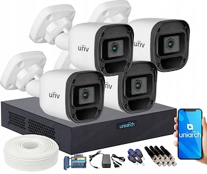  berwachungsset f r 4 4in1 FullHD-Kameras   UNIARCH 4x 2Mpx externe Kamera | Digitalrekorder f r 4 K Bild 2