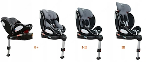 Sicher, zertifiziert, ECE R44 04-Homologation 5-Punkt-Sicherheitsgurte drehbarer Sitz Einfach zu bed Bild 2
