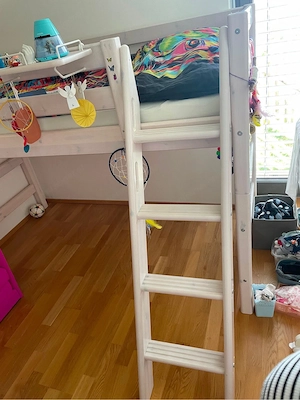 FLEXA White Mittelhohes Bett Bild 2