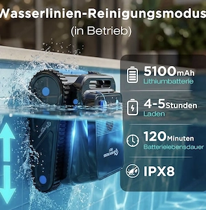Poolroboter kabellos Bild 3